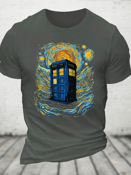 

Doctor Who Cotton T-Shirt, Deep gray, T-shirts