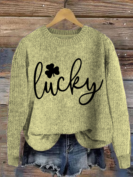 

Lucky Casual Sweatshirt, Lightgreen, Hoodies&Sweatshirts