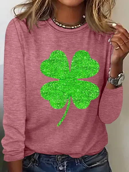 

Lucky Casual Long Sleeve Shirt, Watermelon, Long sleeves