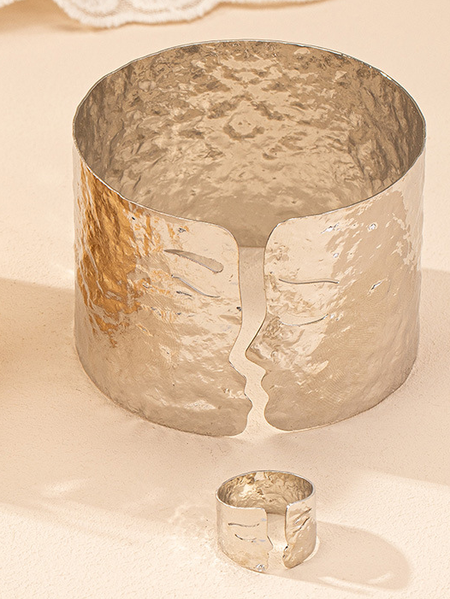Metal Urban Sets, Silver, Jewelry