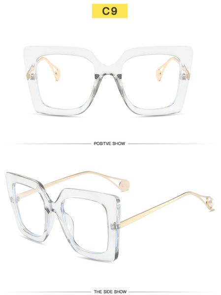 

Urban Ombre Geometric Leopard crylic Frame, Gray, Sunglasses
