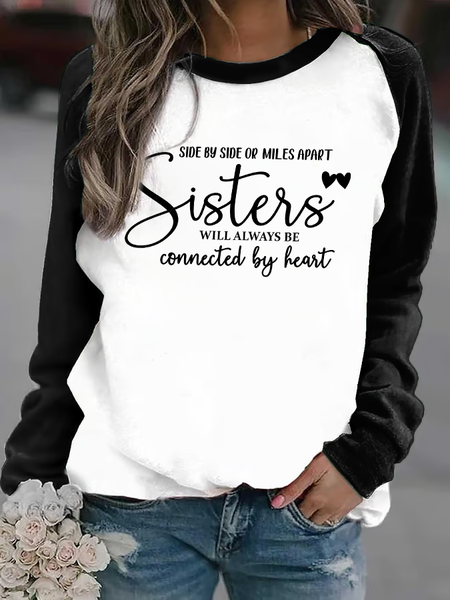 

Women Casual Loose Valentine's Day Sweatshirt, Black, Hoodies&Sweatshirts