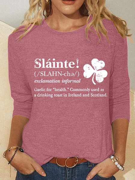 

St. Patrick Casual Long Sleeve Shirt, Watermelon, Long sleeves