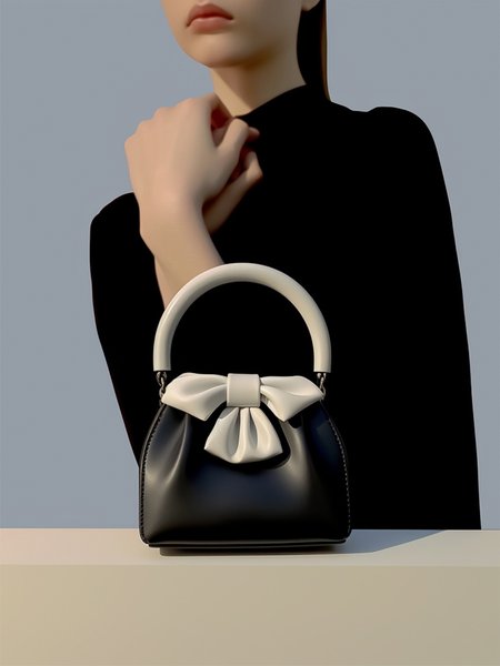 Elegant Clutch Bag, Black, Bags