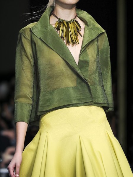 

Urban Plain Shawl Collar Kimono, Dark green, Kimonos