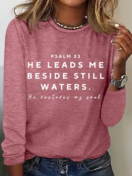 

Christian Tshirts Women Bible Study God Shirt Jesus Tshirt Christian Mom Casual Long Sleeve Shirt, Watermelon, Long sleeves