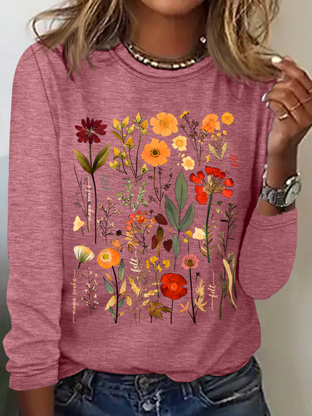

Subtle Anti-Trump Flowers Shirt (T-Shirt Or Long Sleeves), Anti-Maga Floral Tee, Fdt Merch, Feminist Gift Casual Long Sleeve Shirt, Watermelon, Long sleeves