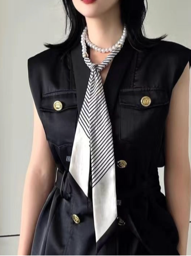 

Urban Silk Scarf, White, Scarves