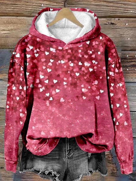 

Vintage Hoodie Valentine's Day Hoodie, As picture, Hoodies & Sweatshirts