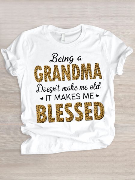 

Casual Text Letters Crew Neck Short Sleeve T-shirt, White, T-shirts