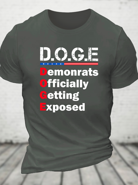 

D O G E Classic Cotton T-Shirt, Deep gray, T-shirts