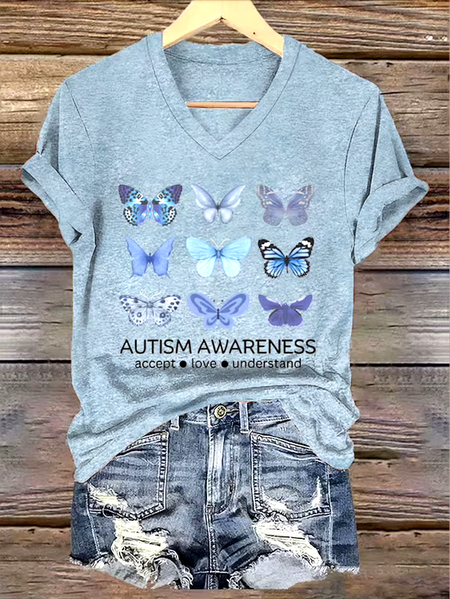

Casual Animal T-Shirt, Light blue, T-shirts