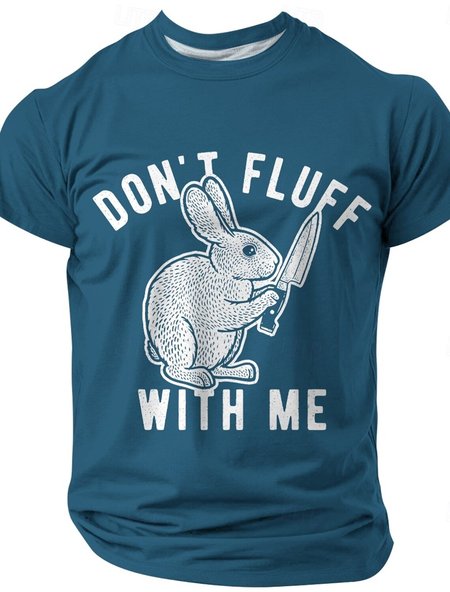 

Men's Easter Rabbit Funny T-Shirt, Royal blue, T-shirts
