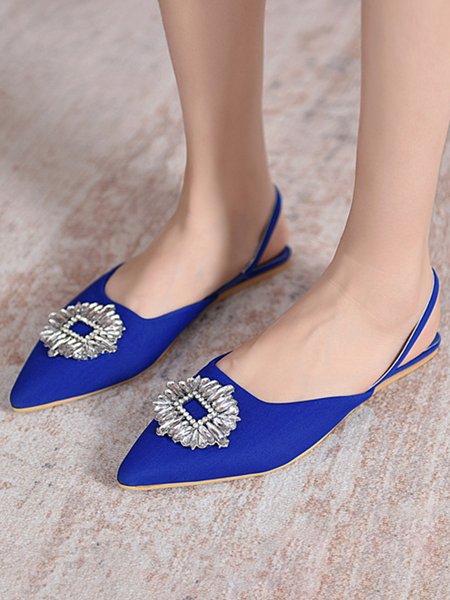 

All Season Elegant Shallow Shoes, Blue, Flats