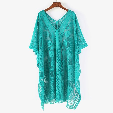 

Women Floral Pattern Spring/Fall Cover-up Sexy Lightweight Cardigan, Blue, Cardigans