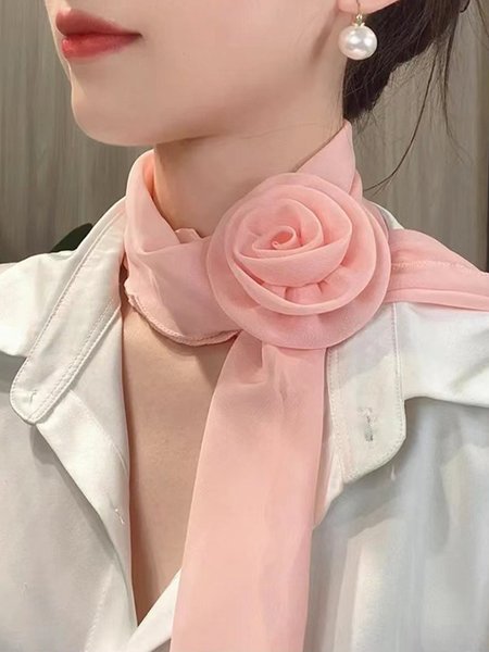

Urban Plain Silk Scarf, Pink, Scarves