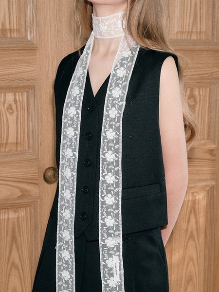 

Urba Lace Scarf, As picture, Scarves