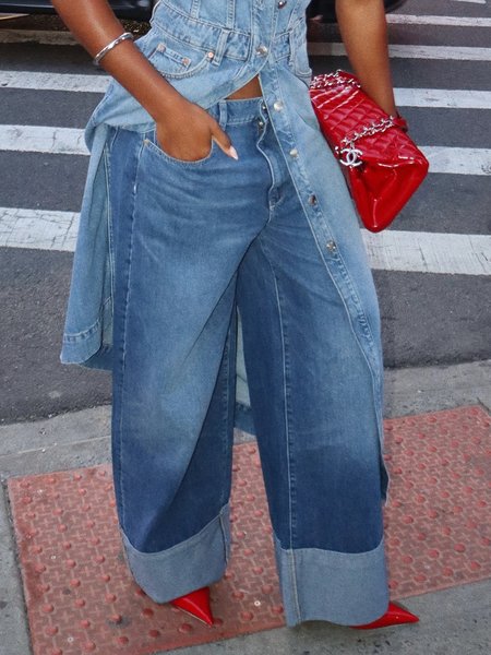 

Denim Plain Urban Jeans, Denim blue, Jeans