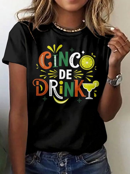 

Vintage Animal Crew Neck Short Sleeve T-shirt, Black, T-shirts