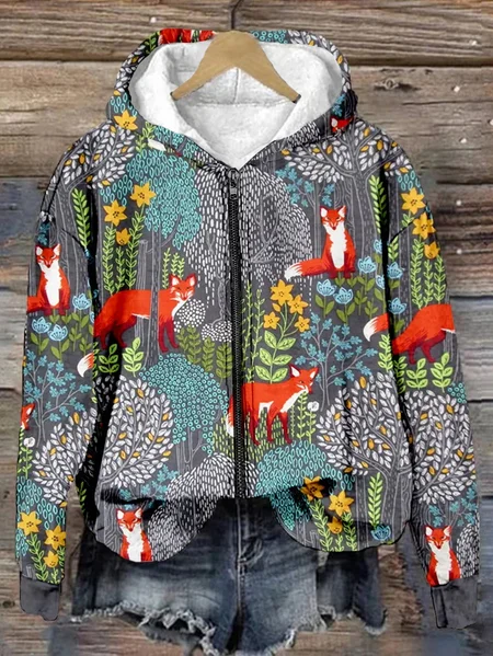 

Women's 3D Printing Spring/Fall Long Sleeve Vintage Daily Hoodie, Gray, Sweatshirts & Hoodies