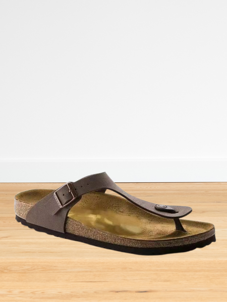 

New Flat Bottom Trendy Slippers Flip Flops Buckle Women's Large Size Sandals Slippers, Brown, Sandals & Slippers