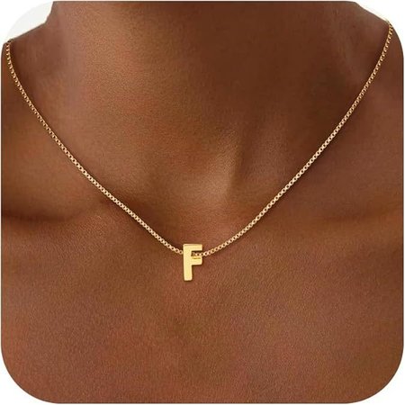 

Letter necklace elegant temperament versatile collarbone chain, Color6, Accessories