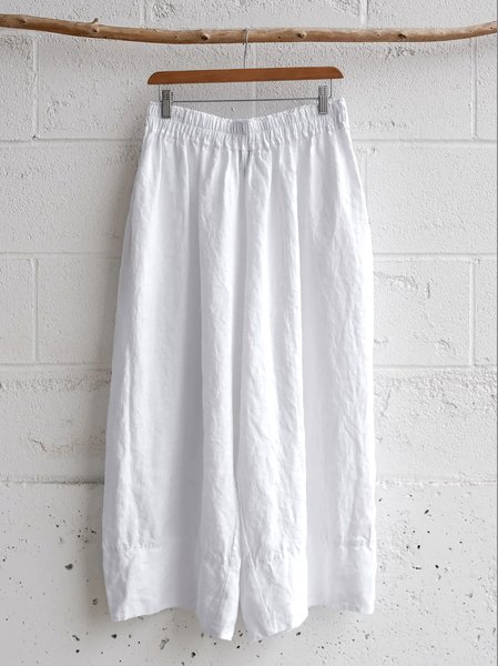 

Women Plain Long Pants Casual Spring/Fall Trousers, White, Pants