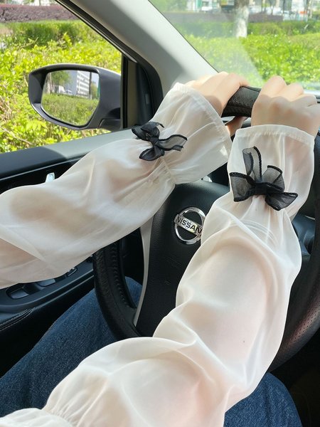 

Outdoor Sun Protection Loose Sleeves For Women Anti-ultraviolet Arm Guards Summer Driving Mesh Gloves Thin Lace Ice Sleeves, Color19, Gloves