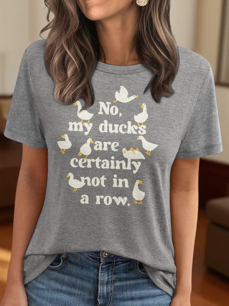

Vintage Animal Crew Neck Short Sleeve T-shirt, Gray, T-shirts