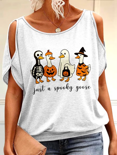 

Casual Text Letters Crew Neck Short Sleeve T-shirt, White, T-shirts