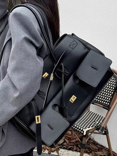 

Urban Shoulder Bag, Black-gold, Shoulder Bags