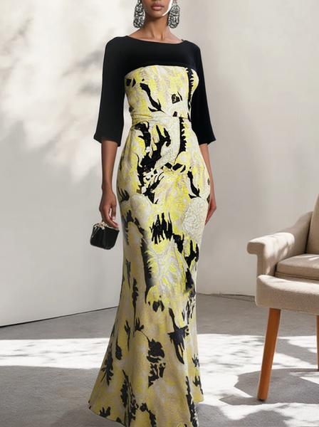 

Urban Abstract Maxi Dress, As picture, Maxi Dresses