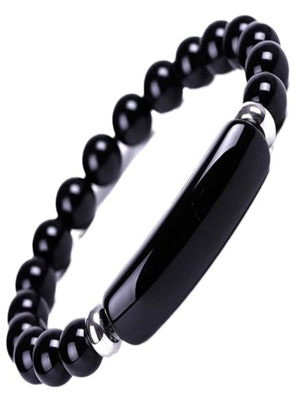 

New Natural Stone 8mm Amethyst Rose Quartz Crushed Stone Butterfly Two-piece Bracelet, Black, Bracelet Set