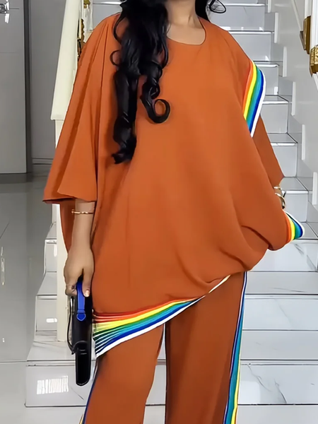 

Casual Color Block Blouse, Khaki, Blouses and Shirts