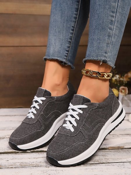 

Casual Strap Fashion Women's Shoes Autumn New Style Women's Outdoor Soft Sole Shoes, Black, Sneakers