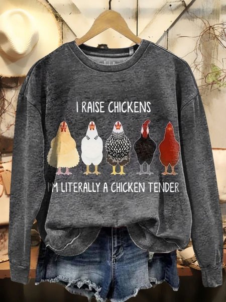 

Casual Crew Neck Turkey Sweatshirt, Black, Hoodies & Sweatshirts