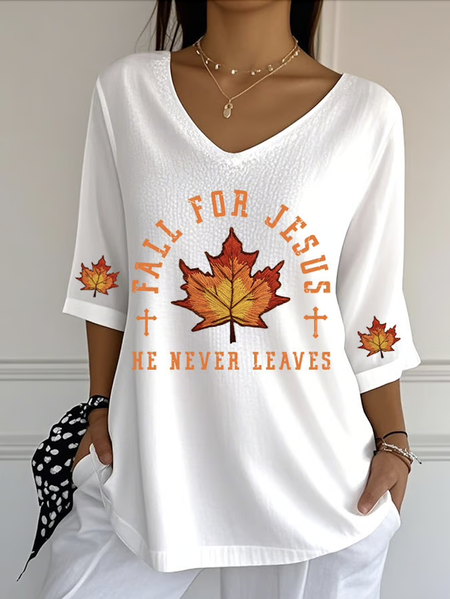 

Vintage Floral Crew Neck Long Sleeve T-shirt, White, T-shirts