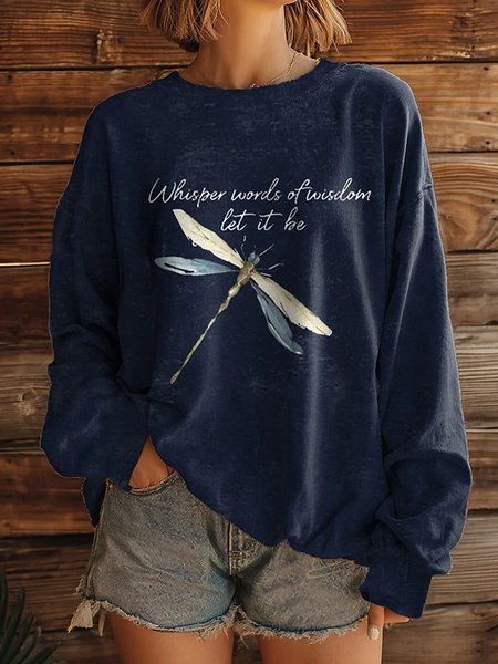 

Vintage Crew Neck Floral Sweatshirt, Color2, Hoodies & Sweatshirts