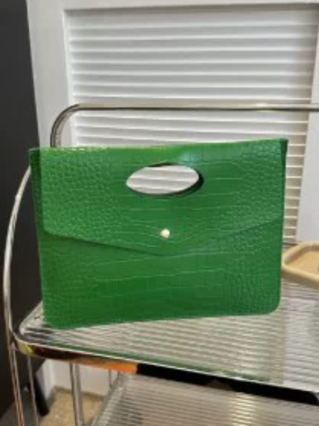

Pu Classic Backpack, Green, Clutches