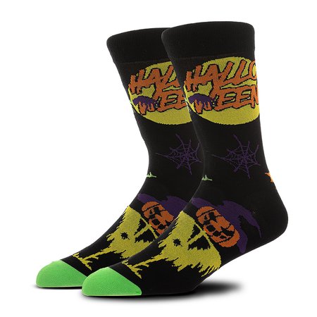

Halloween personalized fashion mid tube cotton socks, Black, Socks & Tights