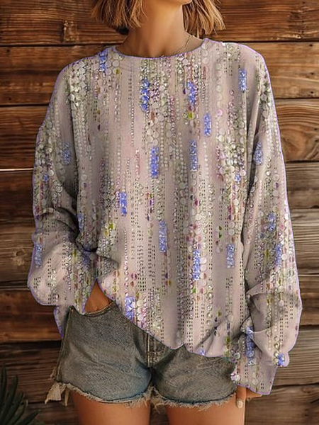 

Vintage Crew Neck Ombre Sweatshirt, Cameo, Hoodies & Sweatshirts