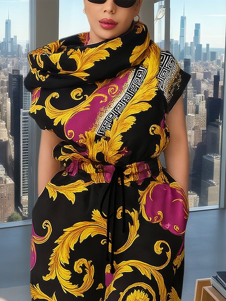 

Casual Random Print Printing Raglan Sleeve Sweatshirt, Black, Hoodies and Sweatshirts