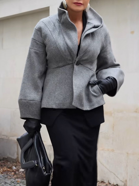 

Urban Plain Jacket, Gray, Jackets