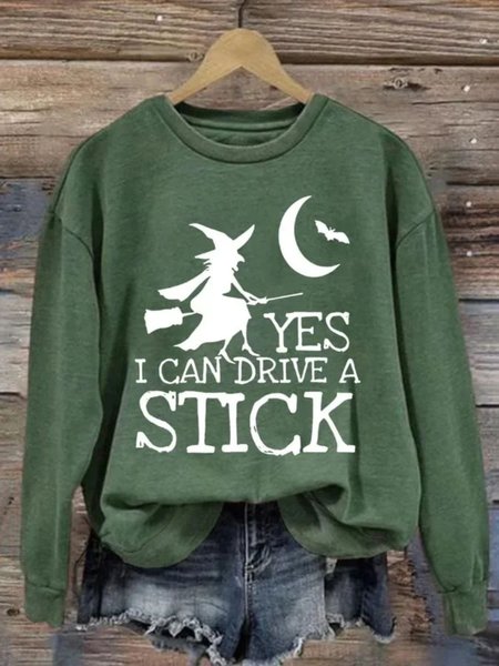 

Vintage Crew Neck Halloween Sweatshirt, Green, Hoodies & Sweatshirts