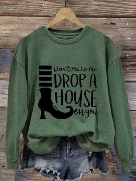 

Vintage Crew Neck Halloween Sweatshirt, Green, Hoodies & Sweatshirts