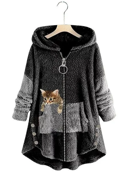 

Vintage Hoodie Multicolor Block Hoodie, Deep gray, Hoodies & Sweatshirts