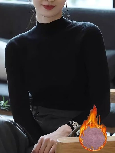 

Women Plain Long Sleeve Tee T-shirt V Neck Split Joint Vintage Spring/Fall Top, Color3, T-Shirts