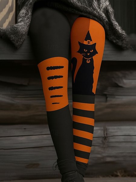 

Women Plaid Vintage All Season Long Leggings, As picture, Leggings