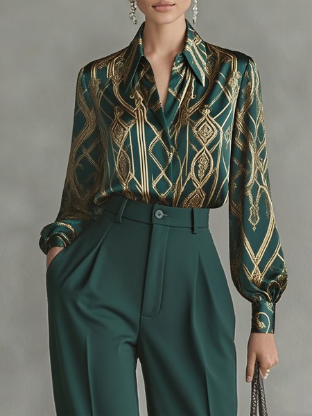 Urban Painting Shirt Collar  Shirt