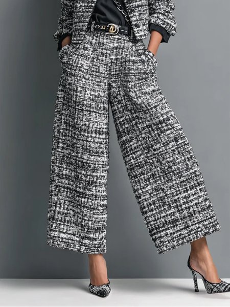Urban Color Block Straight Pants
